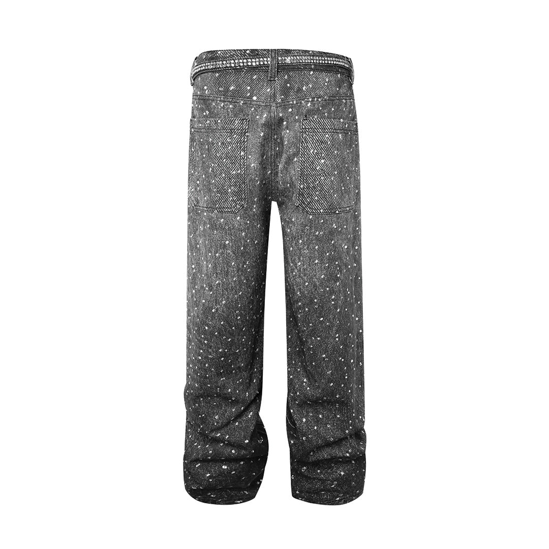 Rhinestone Rodeo Jeans - Thrashink