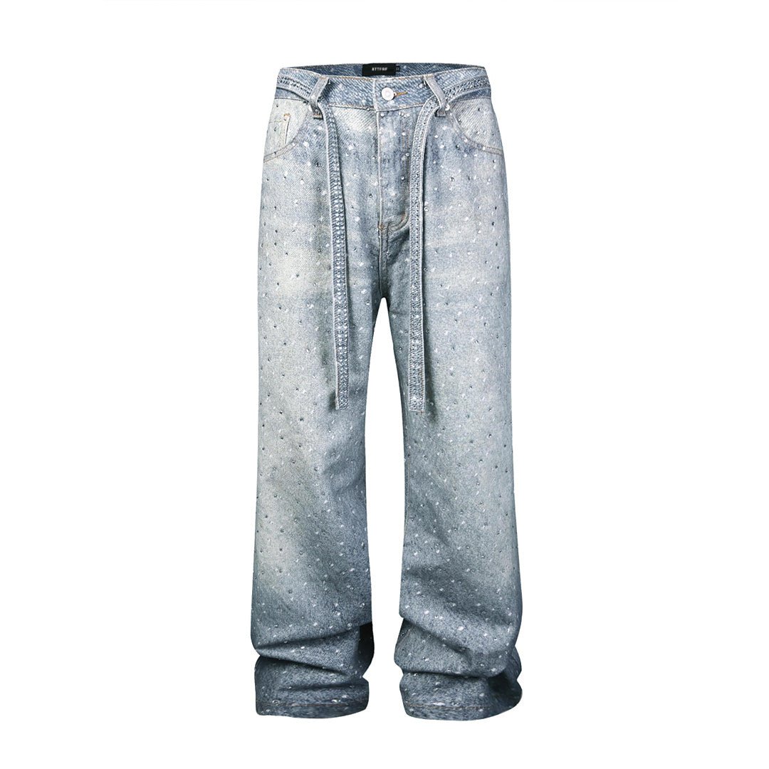 Rhinestone Rodeo Jeans - Thrashink