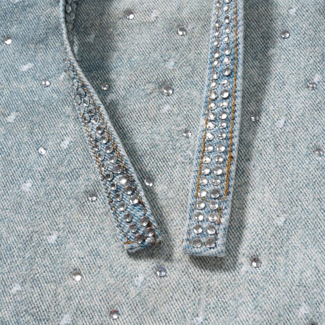 Rhinestone Rodeo Shorts - Thrashink