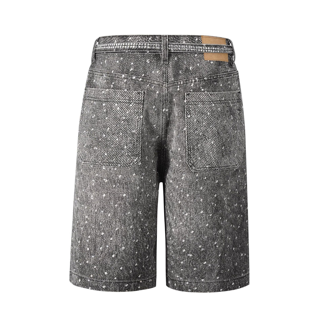 Rhinestone Rodeo Shorts - Thrashink