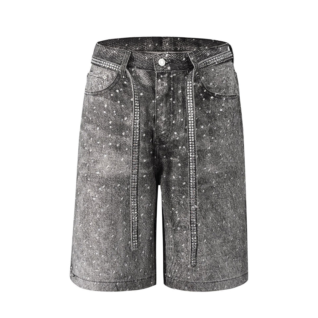 Rhinestone Rodeo Shorts - Thrashink