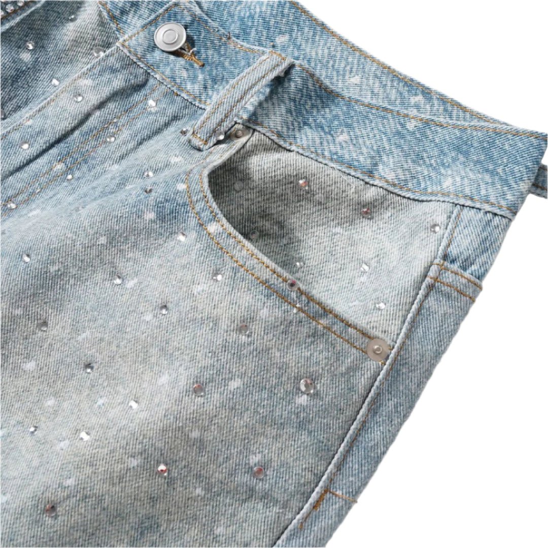 Rhinestone Rodeo Shorts - Thrashink