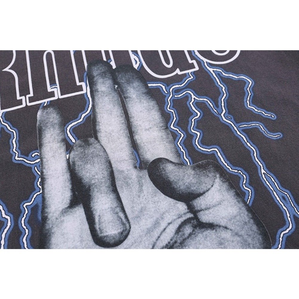 Rhude Thunder Hand T-Shirt - Thrashink