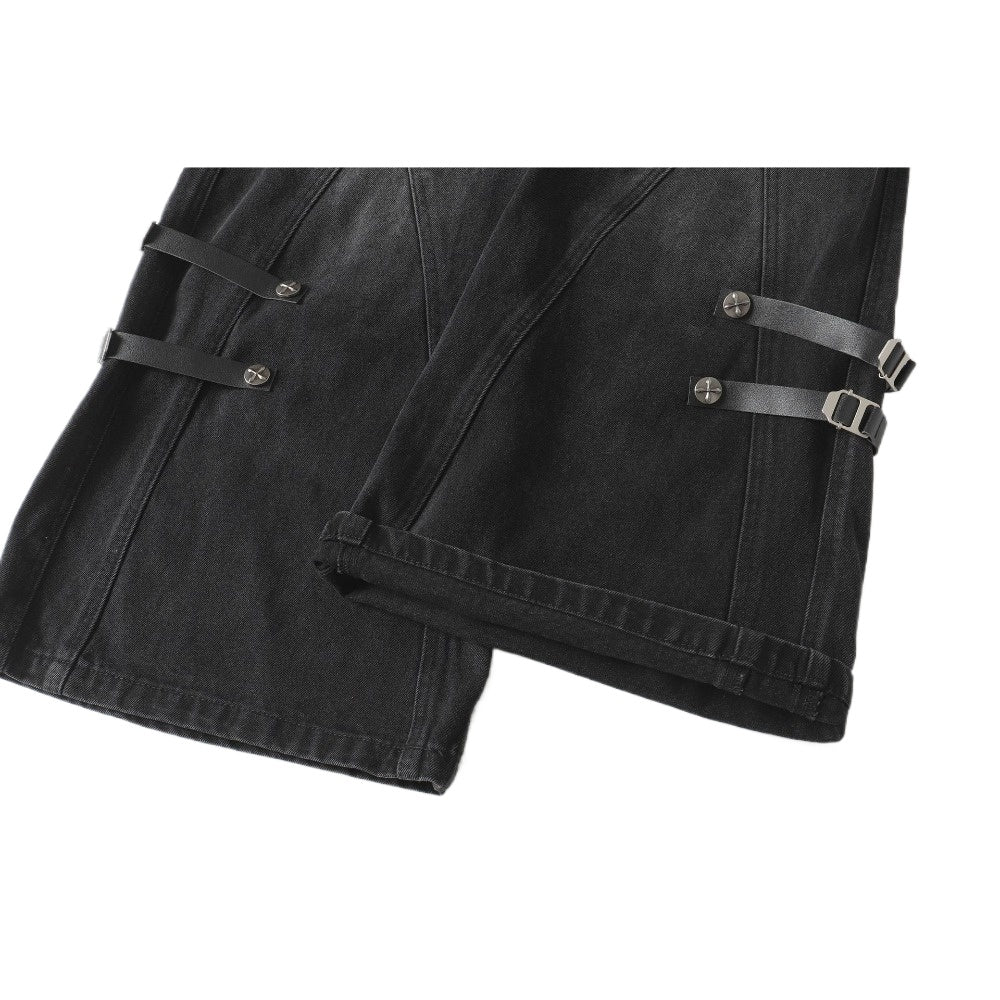 RO Style Strap Punk Jeans - Thrashink