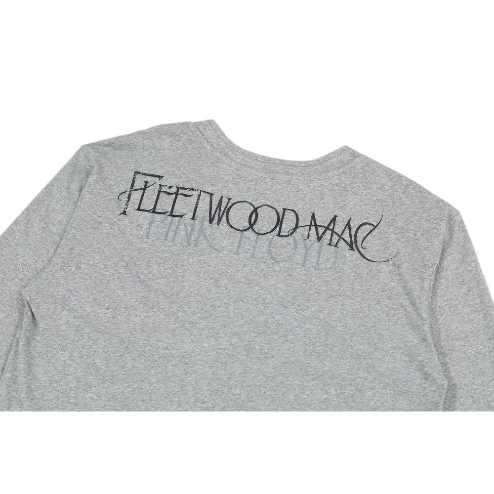 Rock Band Print Henley Collar T-Shirt - Thrashink