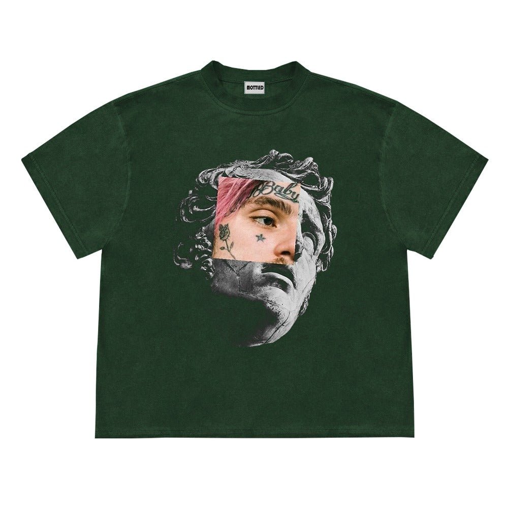 Sculpture and Man Mottled T-Shirt - Thrashink