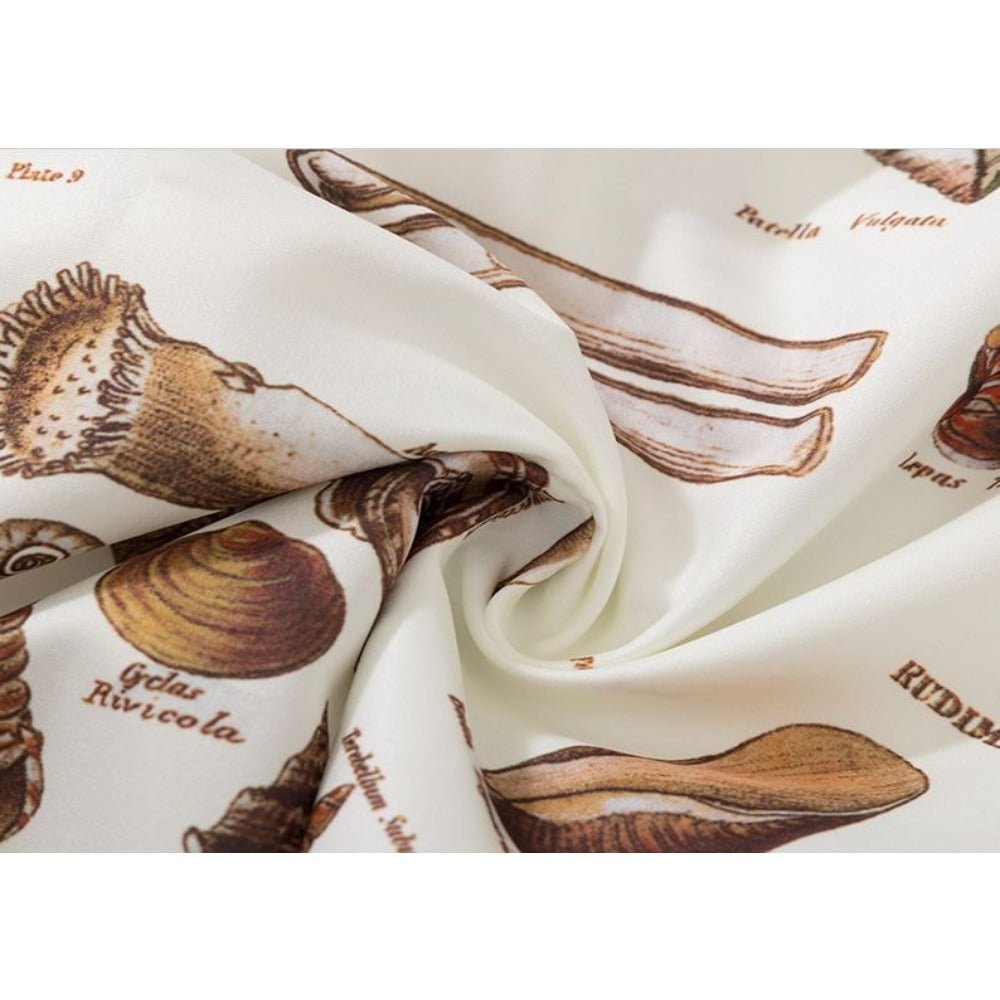 Seashell Atlas Print Shirt - Thrashink