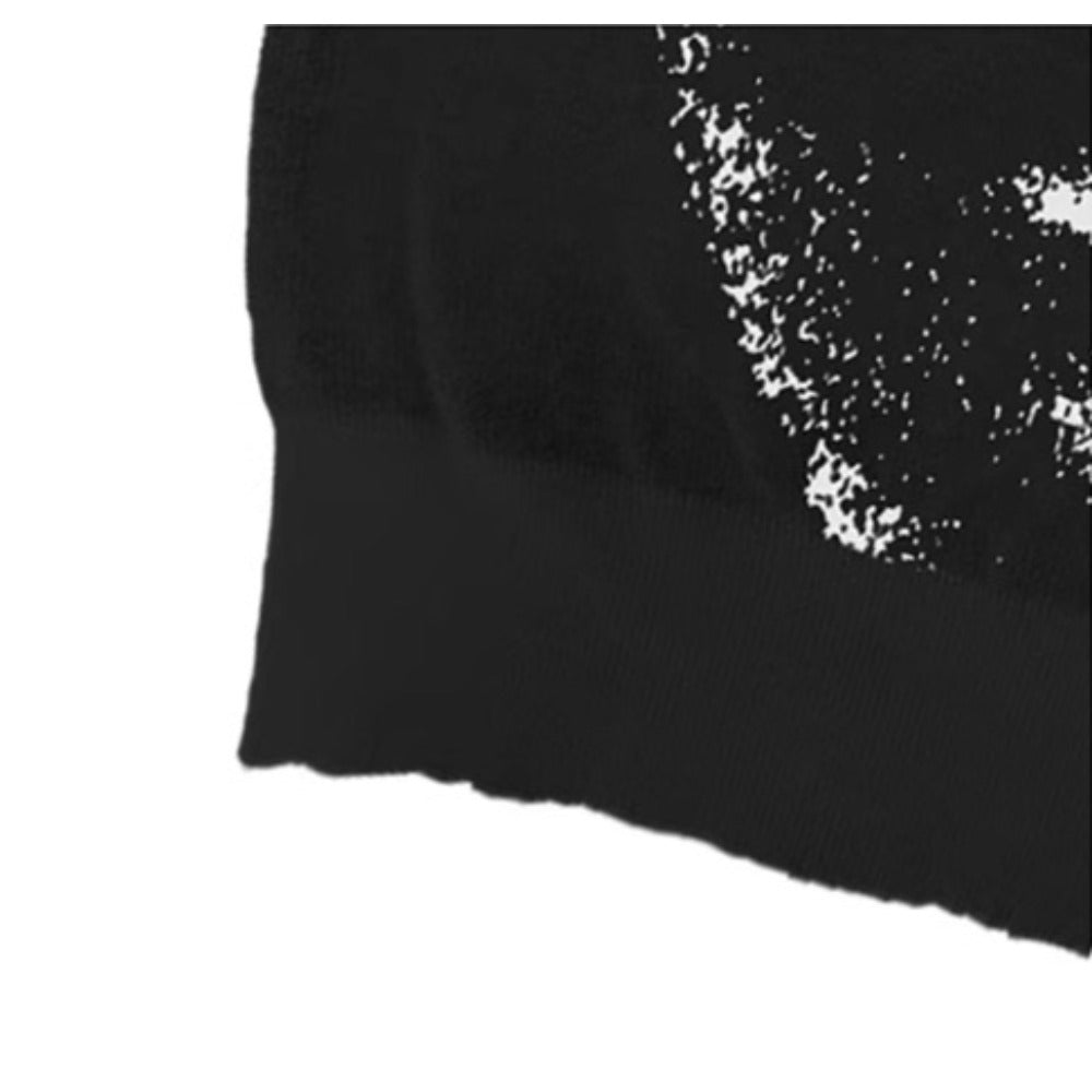 Shadowed Artistic Visage Knit T-Shirt - Thrashink