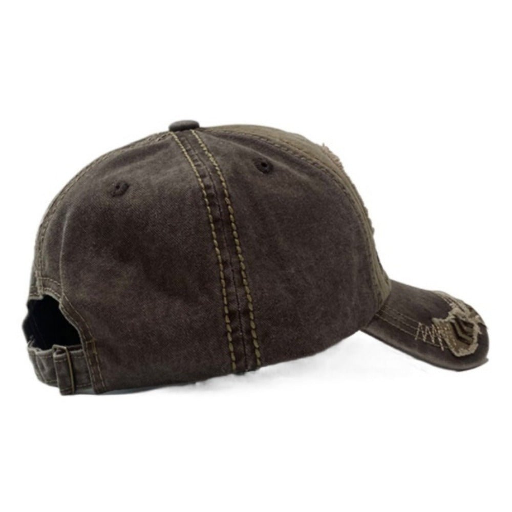 Shark Frayed Patch Cap - Thrashink