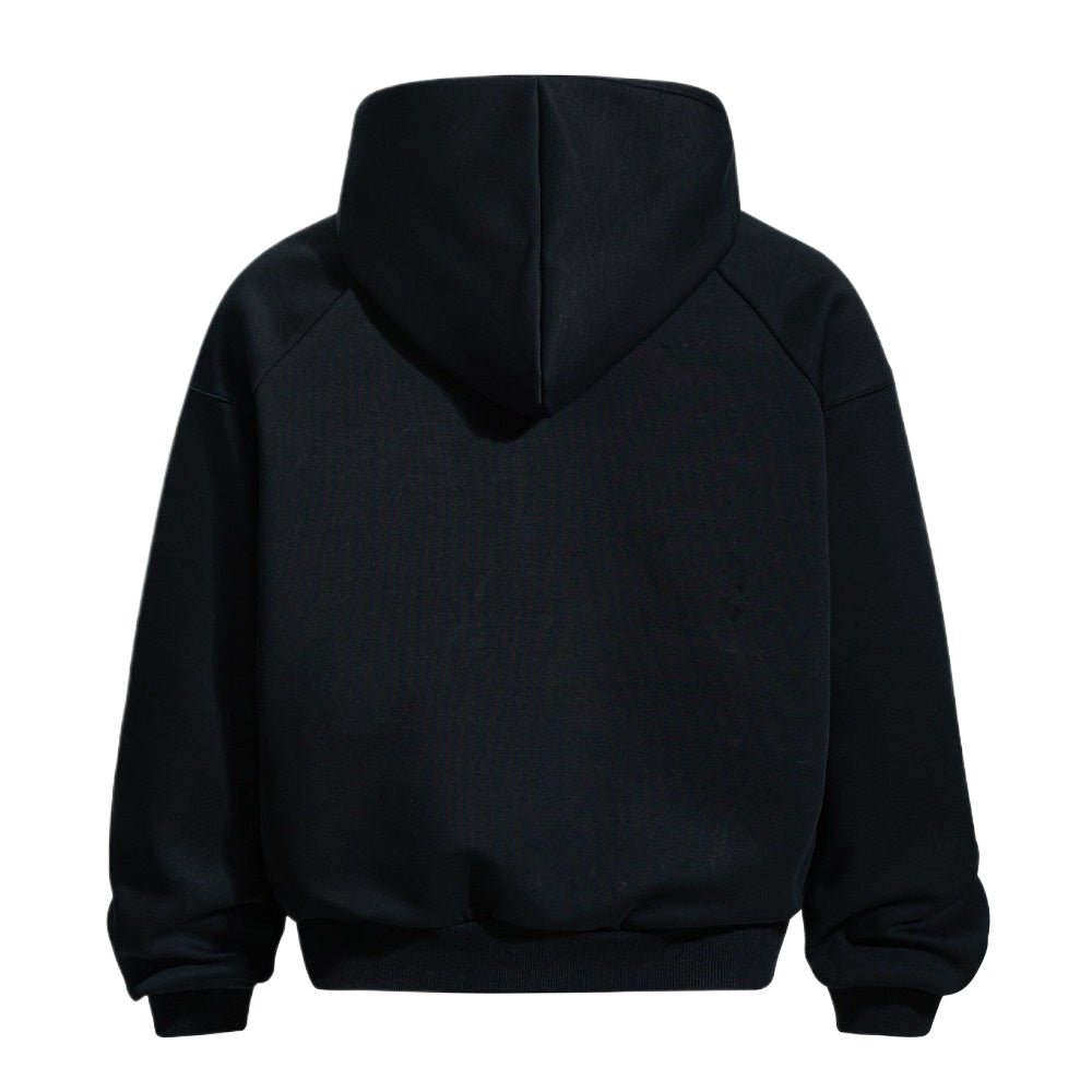 Simple Half - Zip Pullover Hoodies - Thrashink