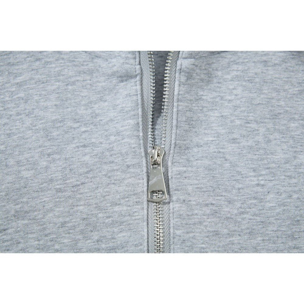 Simple Half - Zip Pullover Hoodies - Thrashink