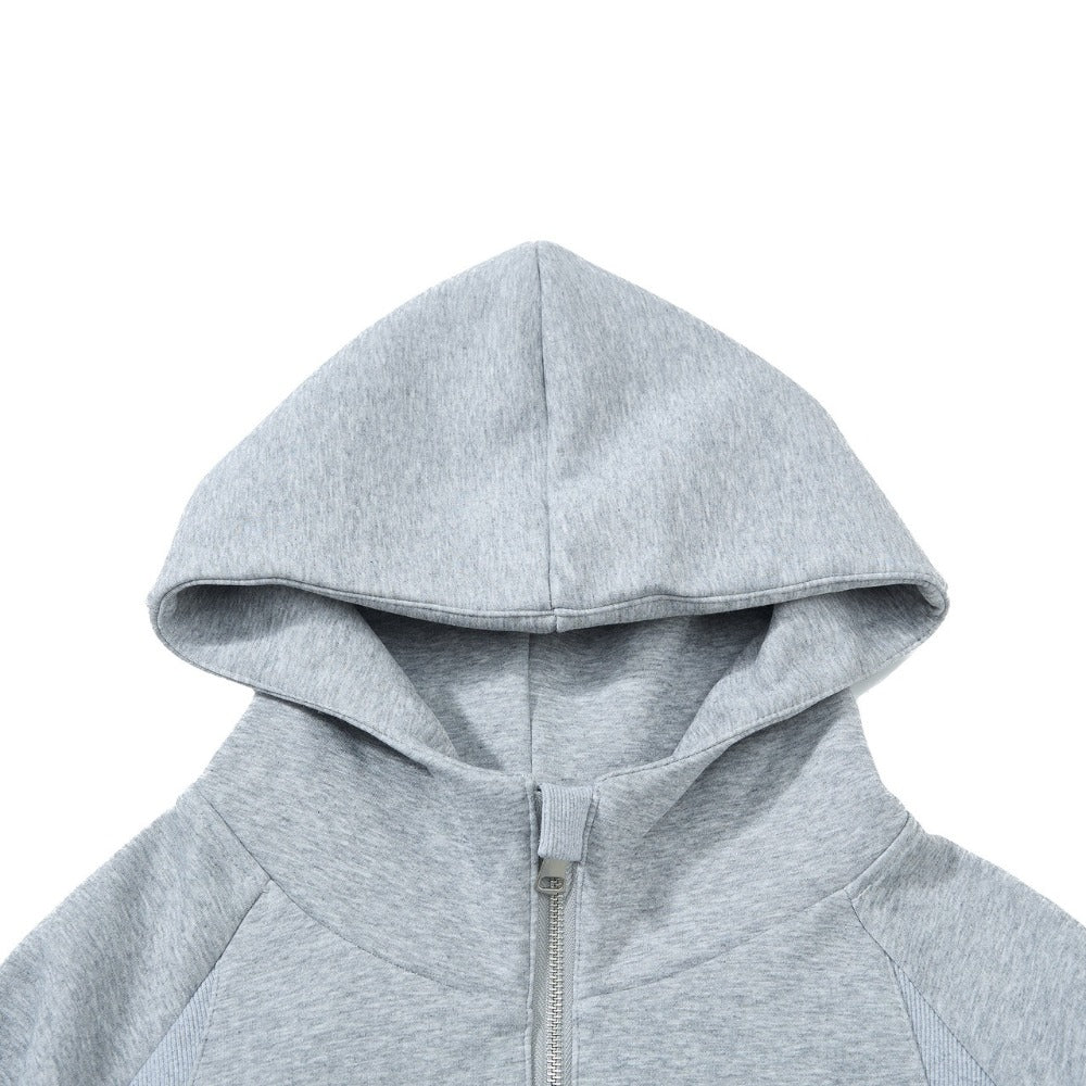 Simple Half - Zip Pullover Hoodies - Thrashink