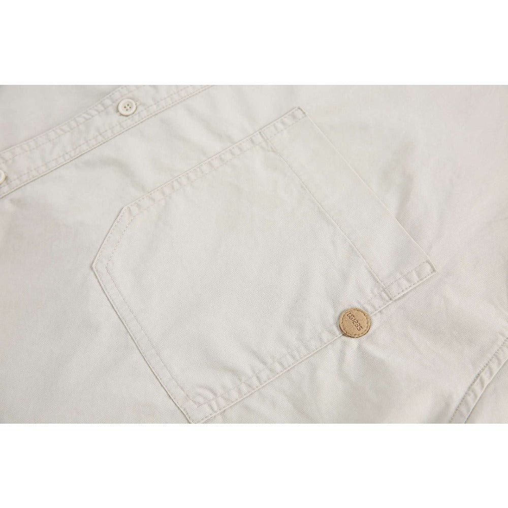 Simple Washed Workwear Shirt - Thrashink