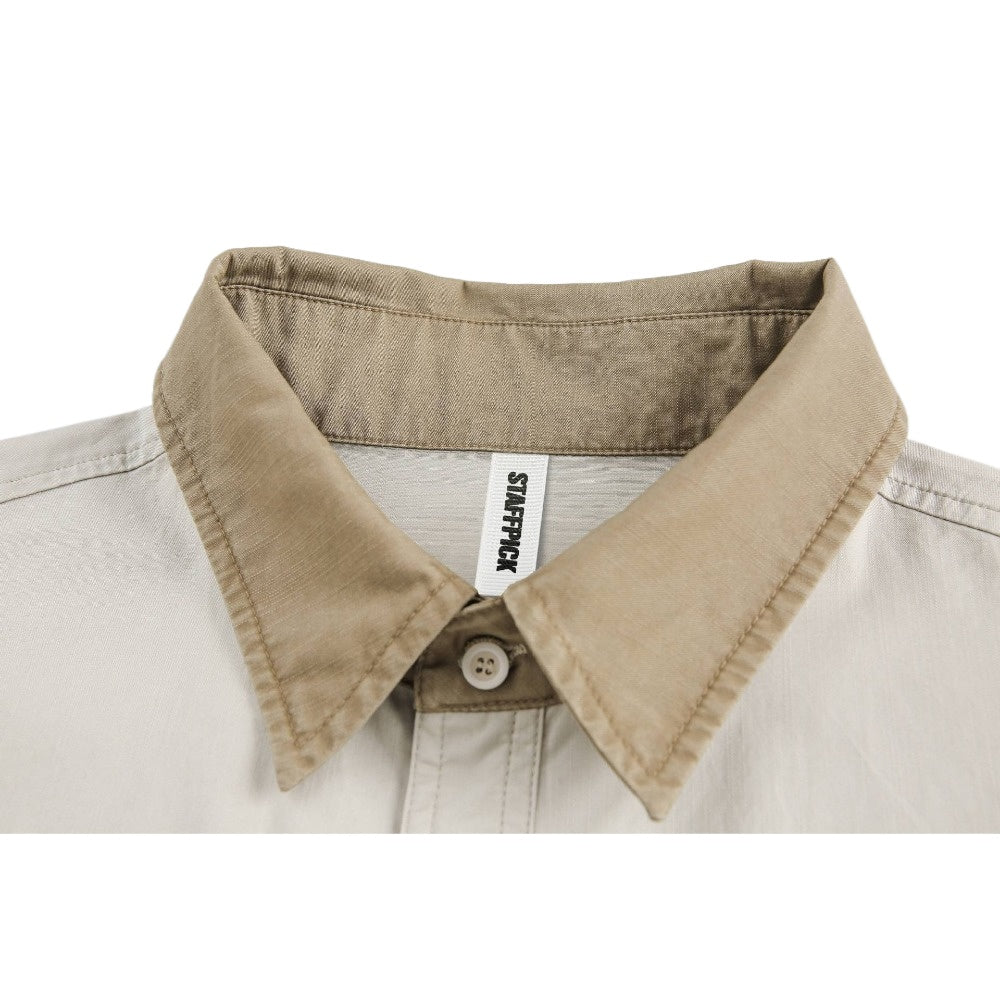 Simple Washed Workwear Shirt - Thrashink