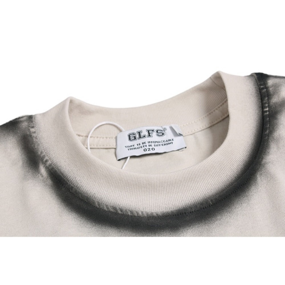 Skeleton OK Sign Drip Print T-Shirt - Thrashink