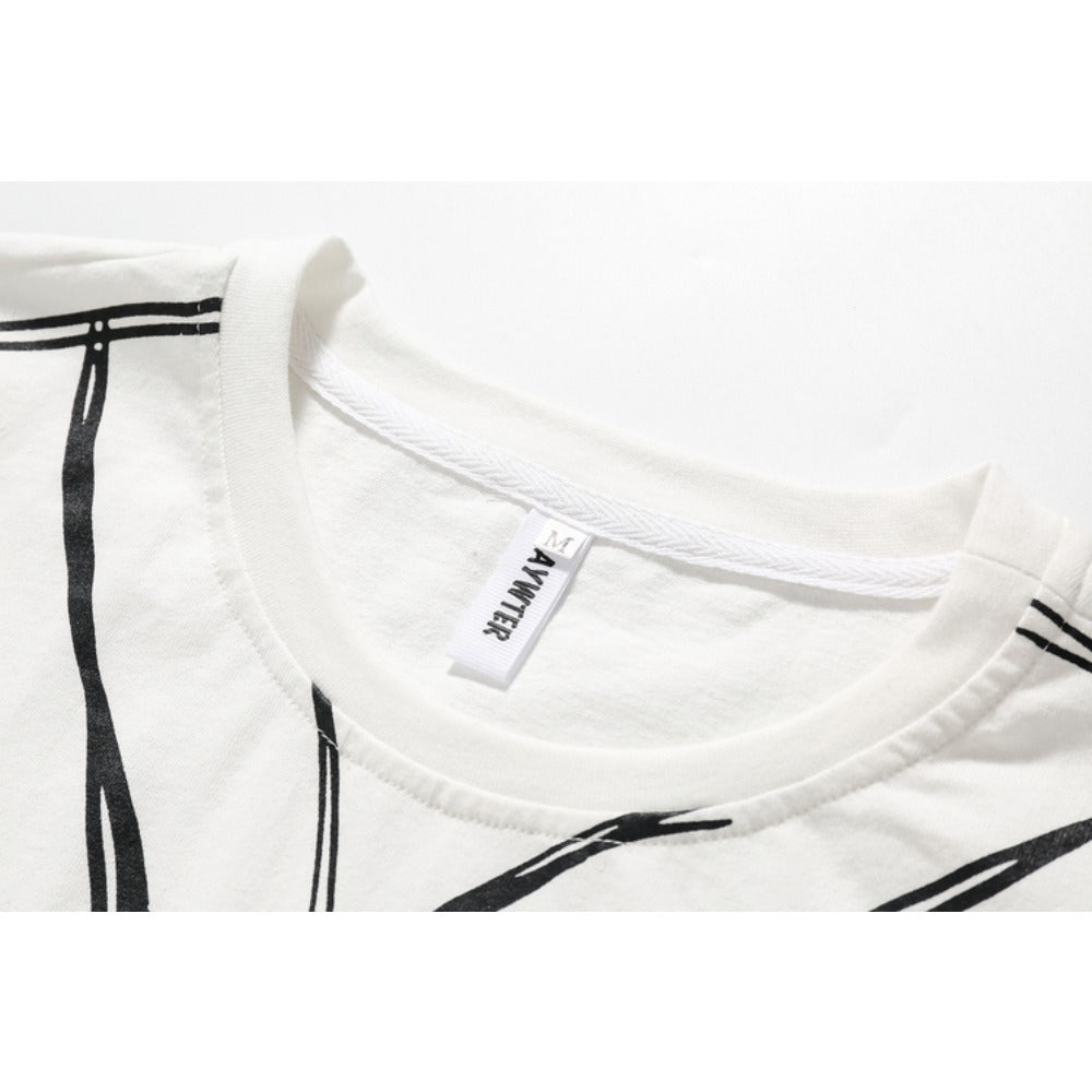 Sketch Graffiti Short Sleeve T-Shirt - Thrashink