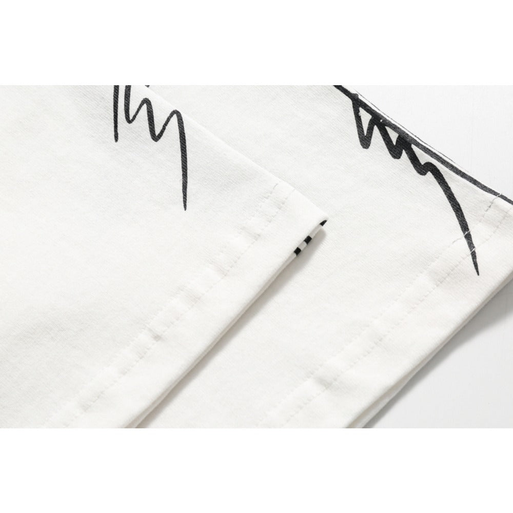Sketch Graffiti Short Sleeve T-Shirt - Thrashink