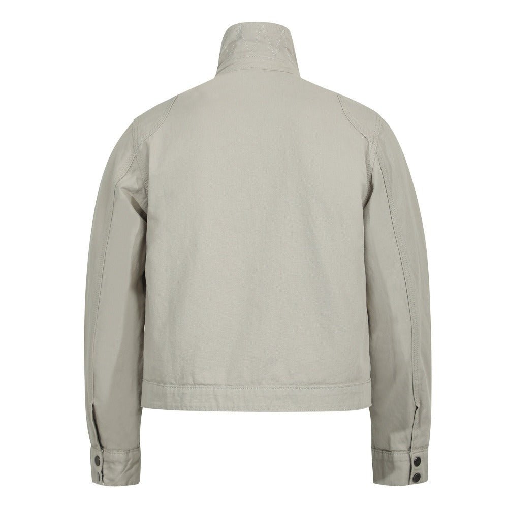 Solid - color Locomotive Workwear Jacket - Thrashink