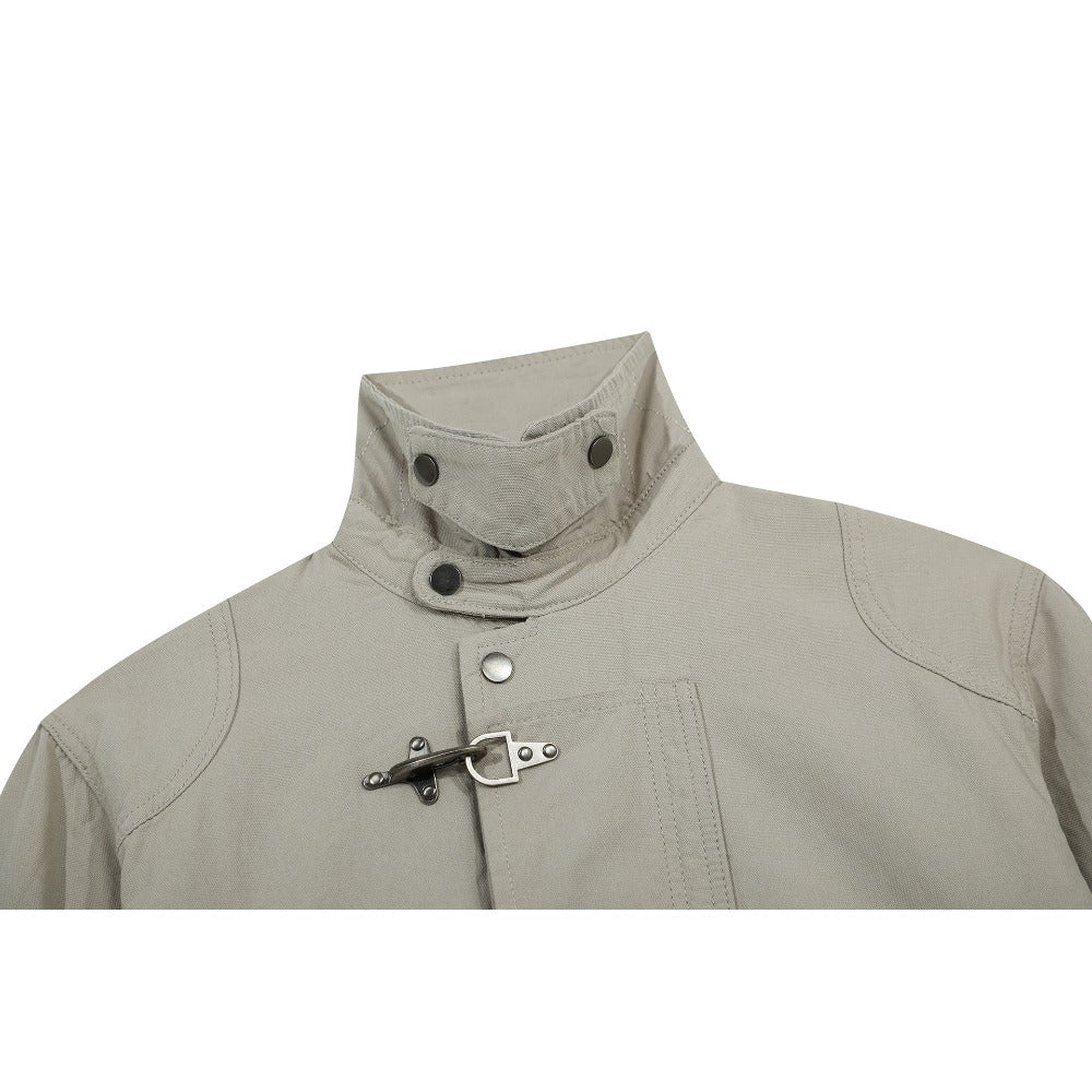 Solid - color Locomotive Workwear Jacket - Thrashink