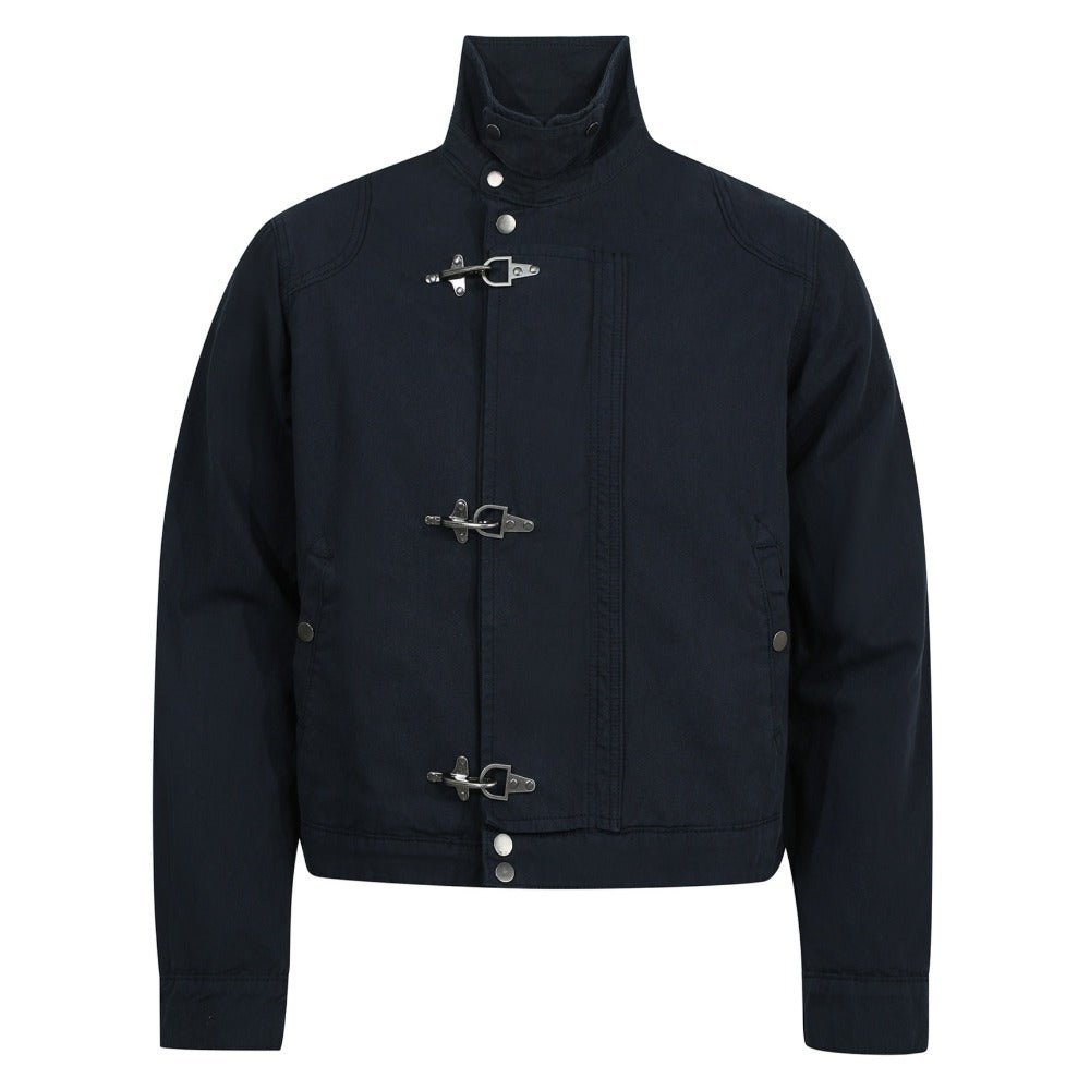 Solid - color Locomotive Workwear Jacket - Thrashink