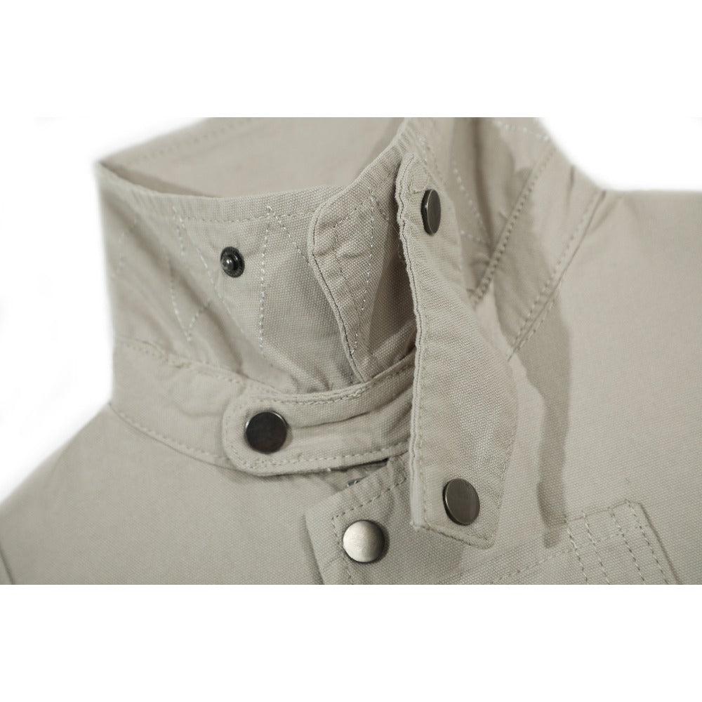 Solid - color Locomotive Workwear Jacket - Thrashink
