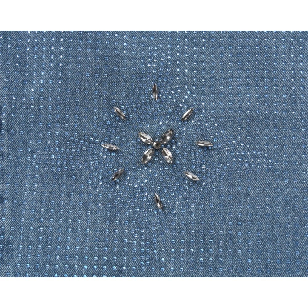 Sparkling Rhinestone Studded Jeans - Thrashink