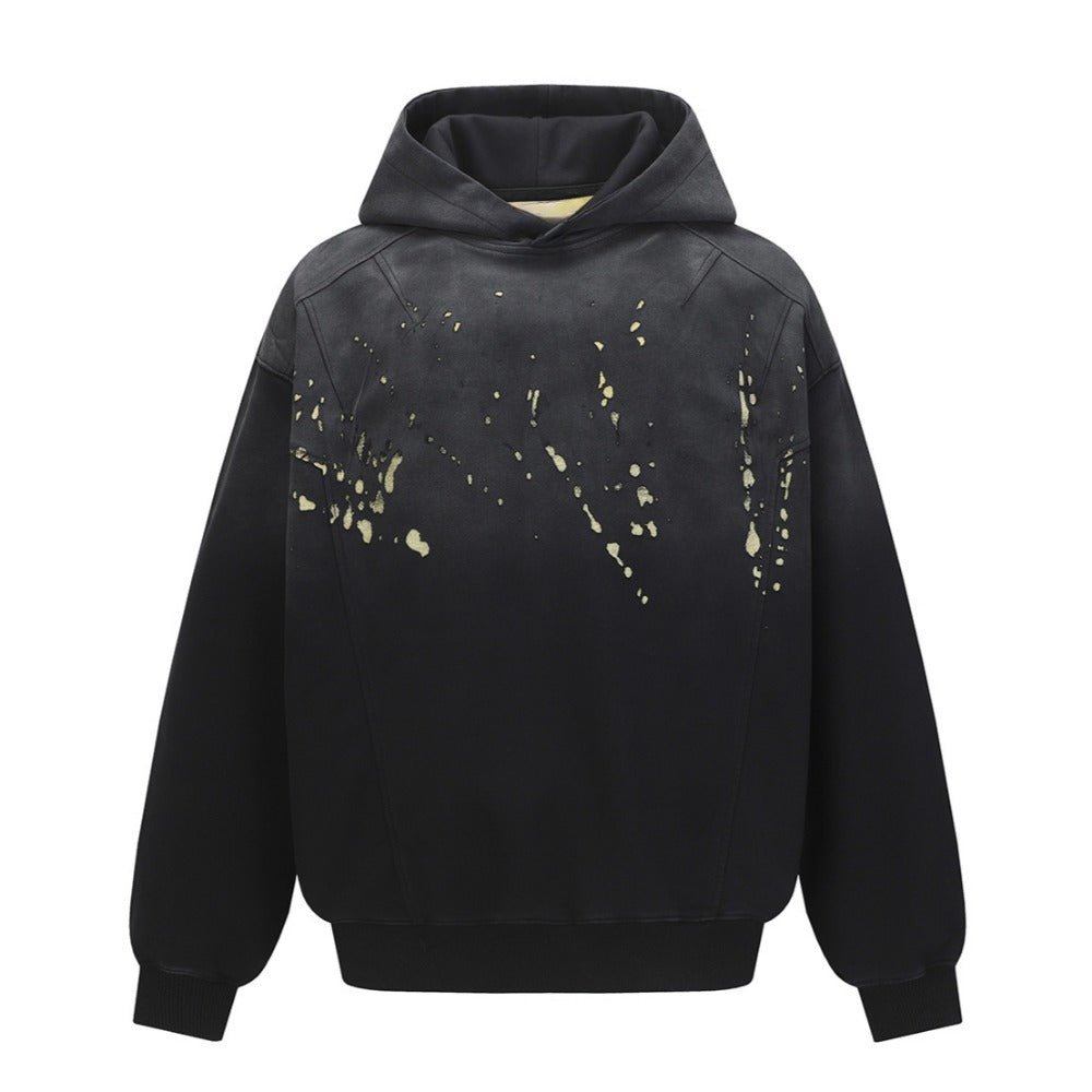 Splatter Print Hoodie - Thrashink