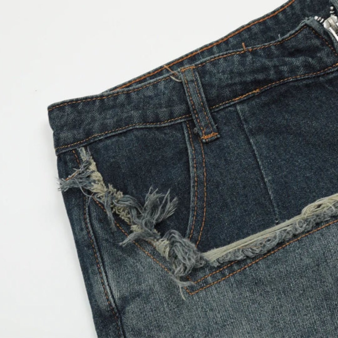 Star Denim Shorts - Thrashink