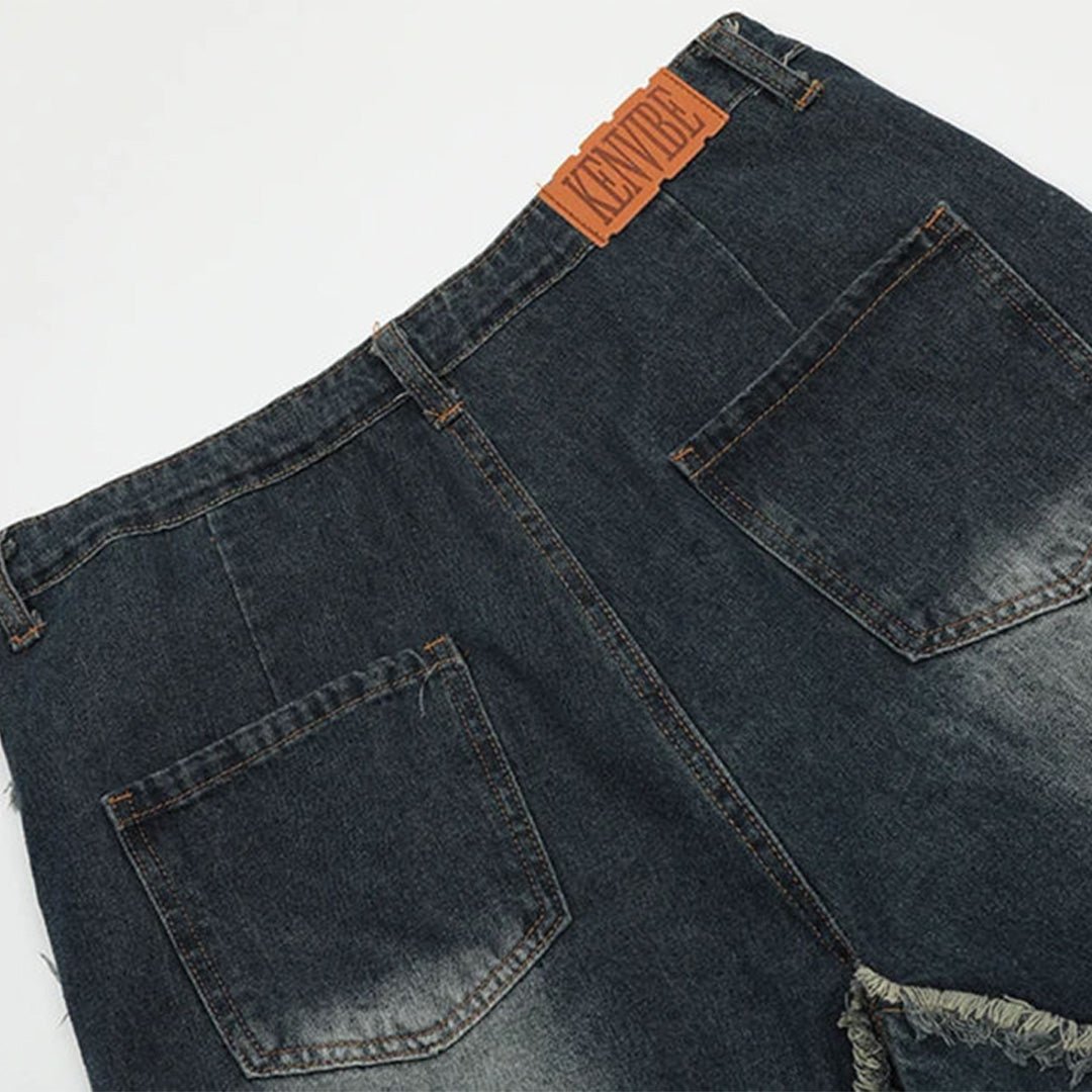 Star Denim Shorts - Thrashink