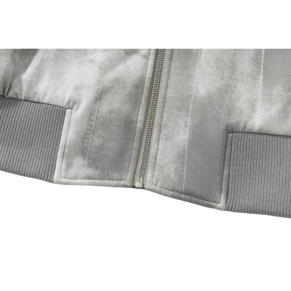 Street Hooded Fur Collar Bomber Cotton Jacket - Thrashink