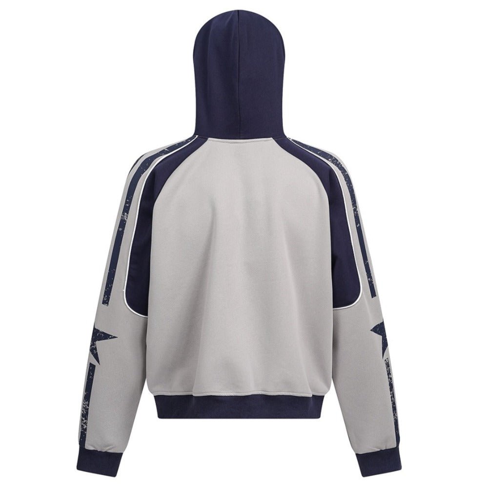 Street Motorcycle Racing Suit Print Hoodie - Thrashink