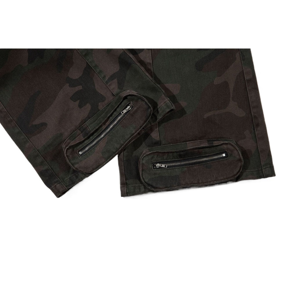 Street Multi - pocket Camouflage Cargo Pants - Thrashink