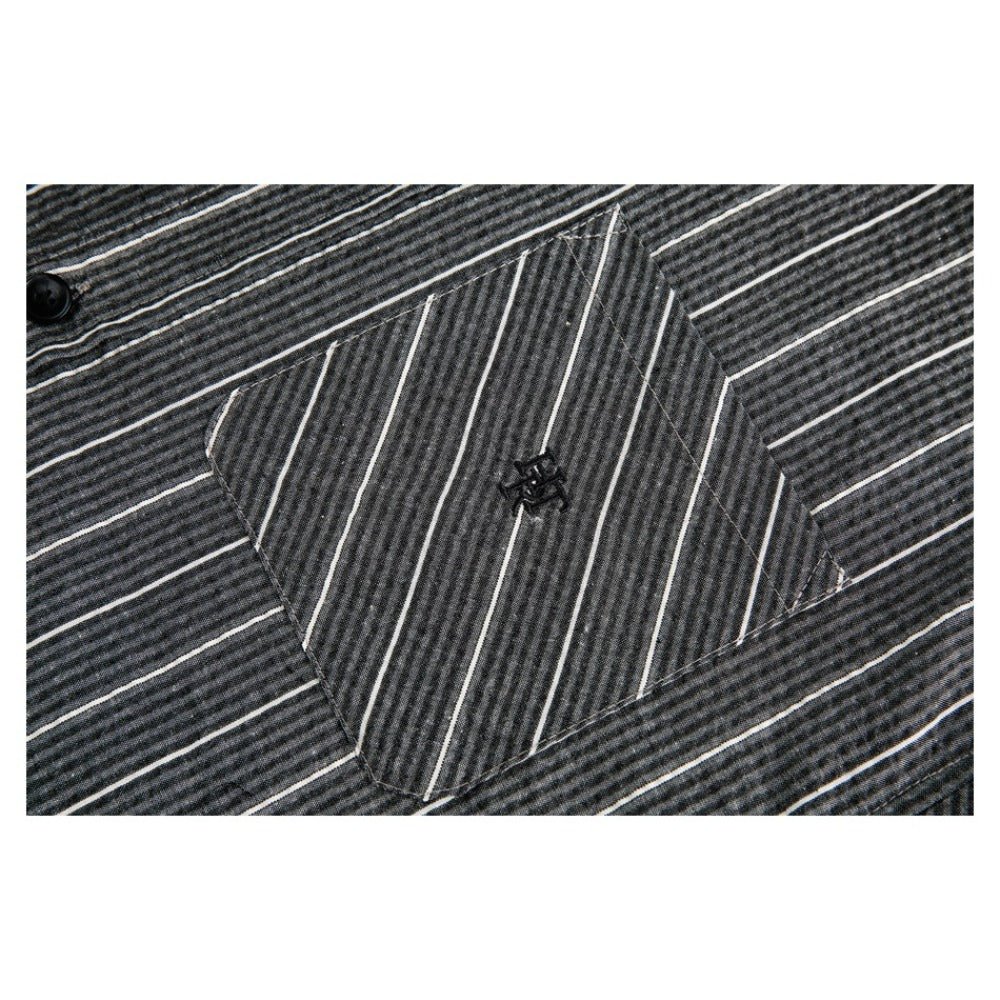 Tie Striped Casual Shirt - Thrashink