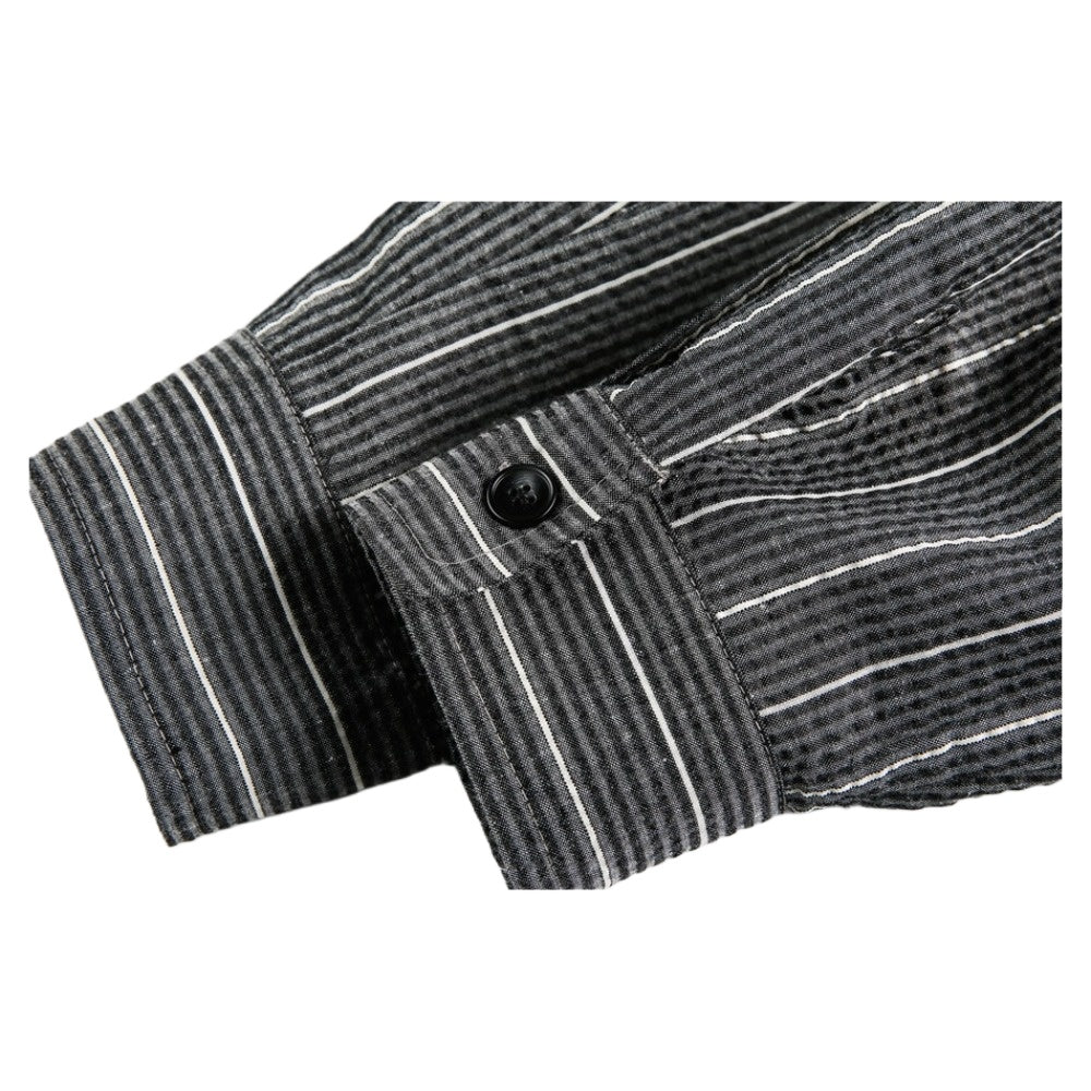 Tie Striped Casual Shirt - Thrashink