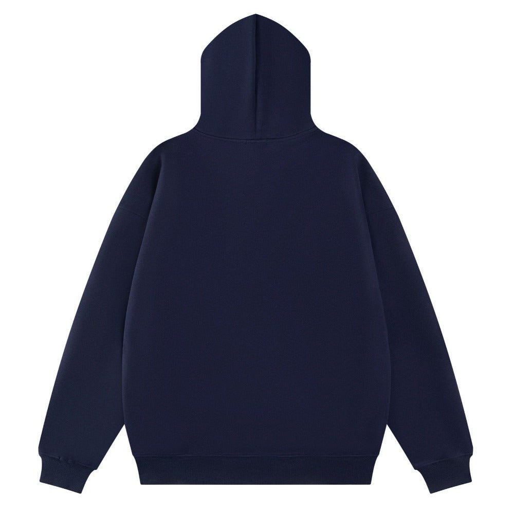 Tie & Teddy Embellished Print Hoodie - Thrashink