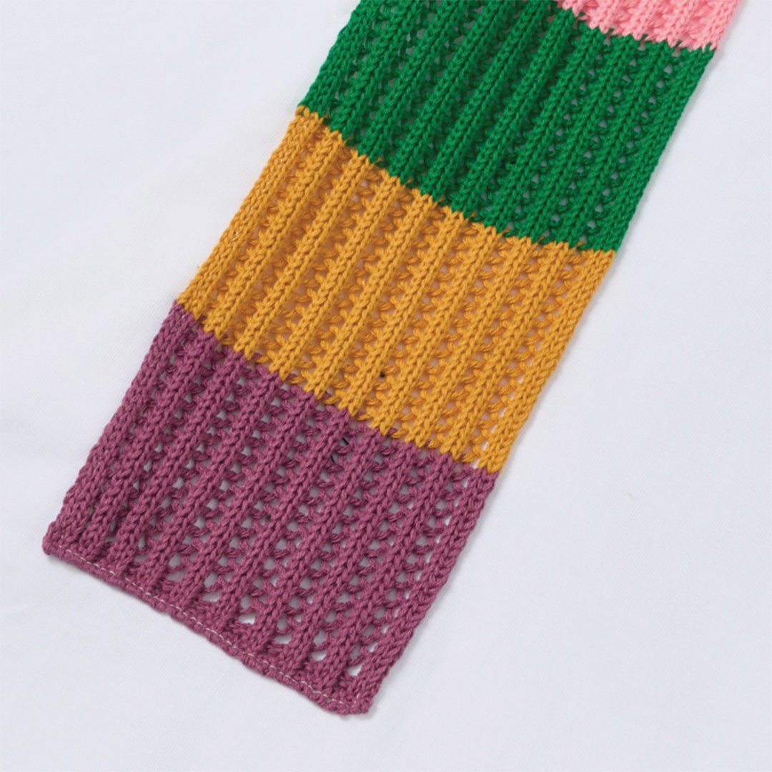 Tricot Knit T-Shirt - Thrashink