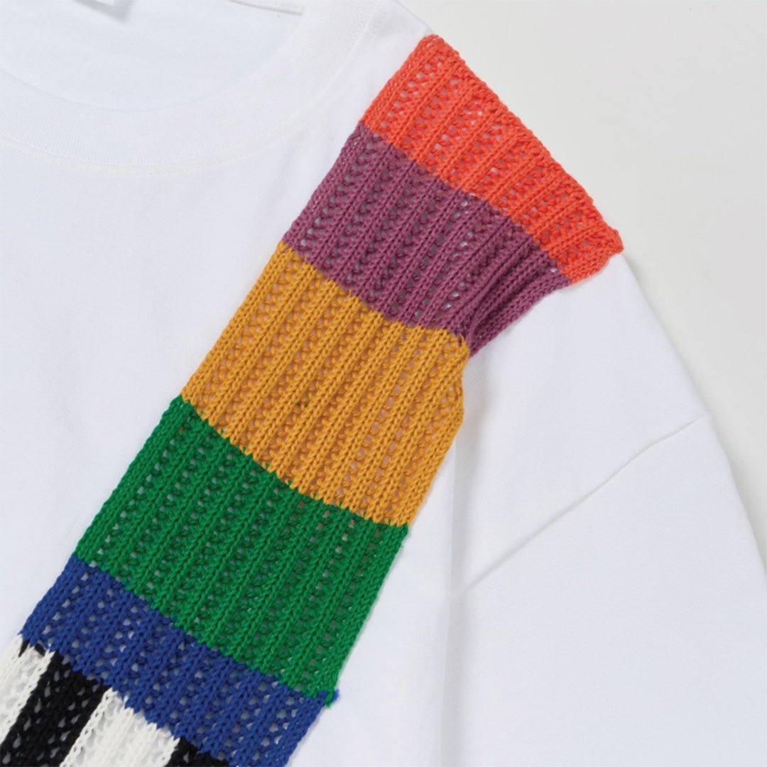 Tricot Knit T-Shirt - Thrashink