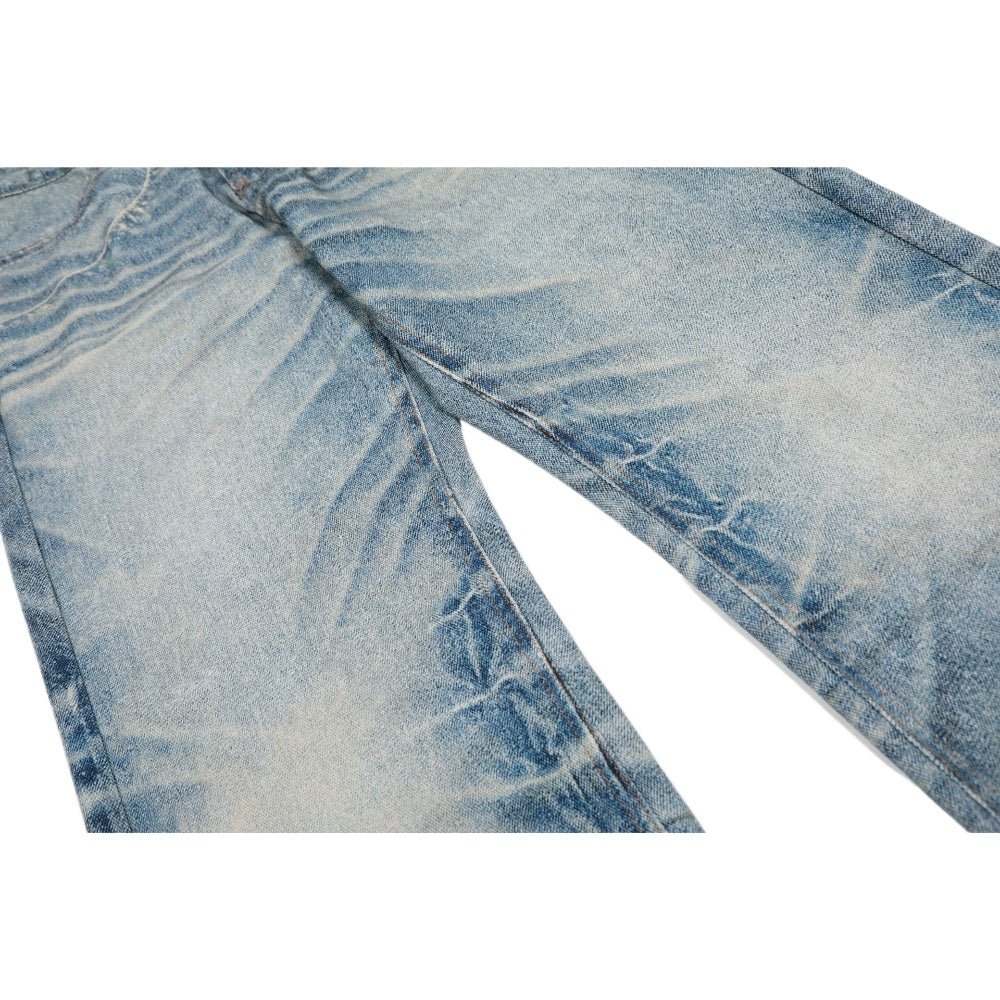 Vintage 3D Digital Chain Jeans - Thrashink