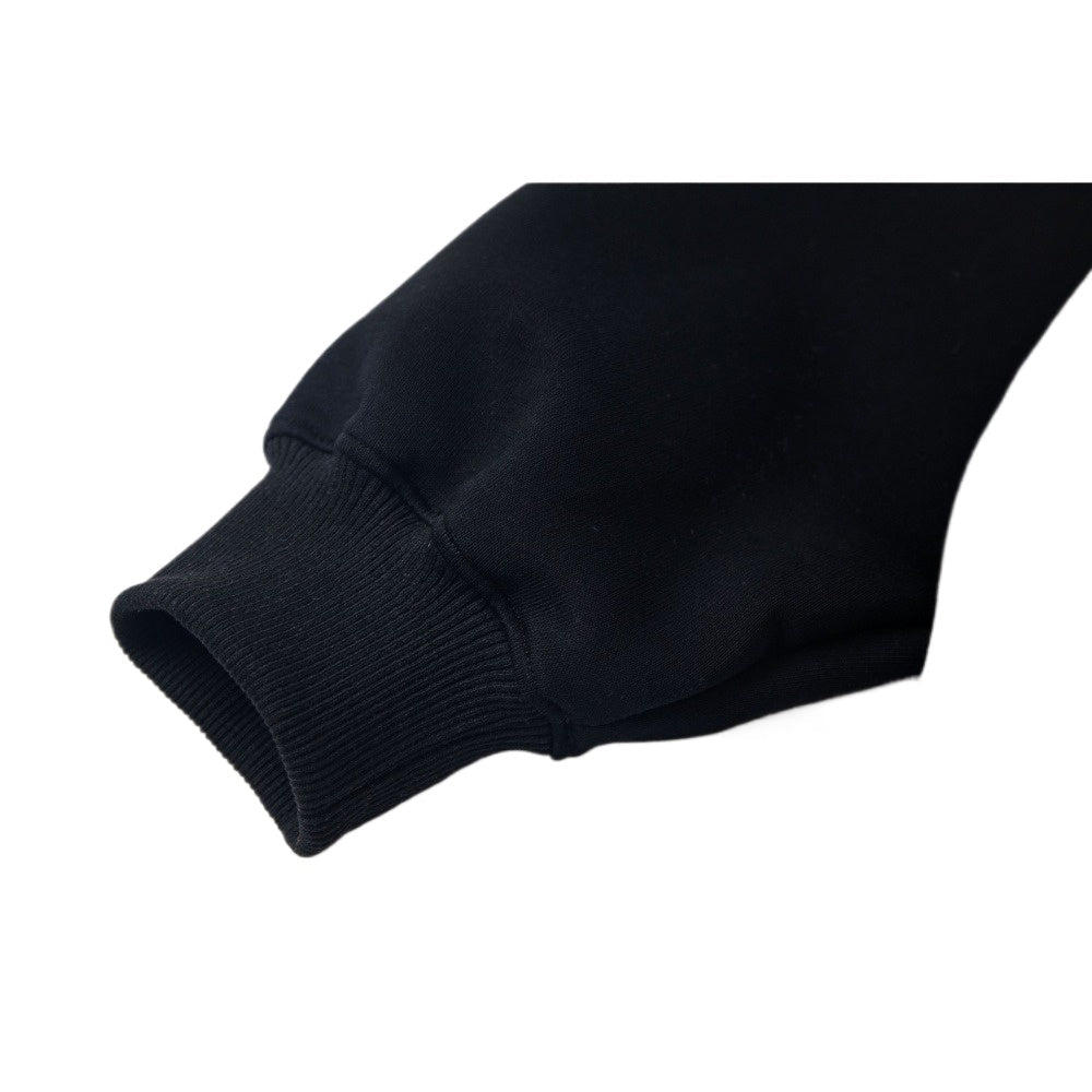 Vintage Character Collage Black Hoodie - Thrashink