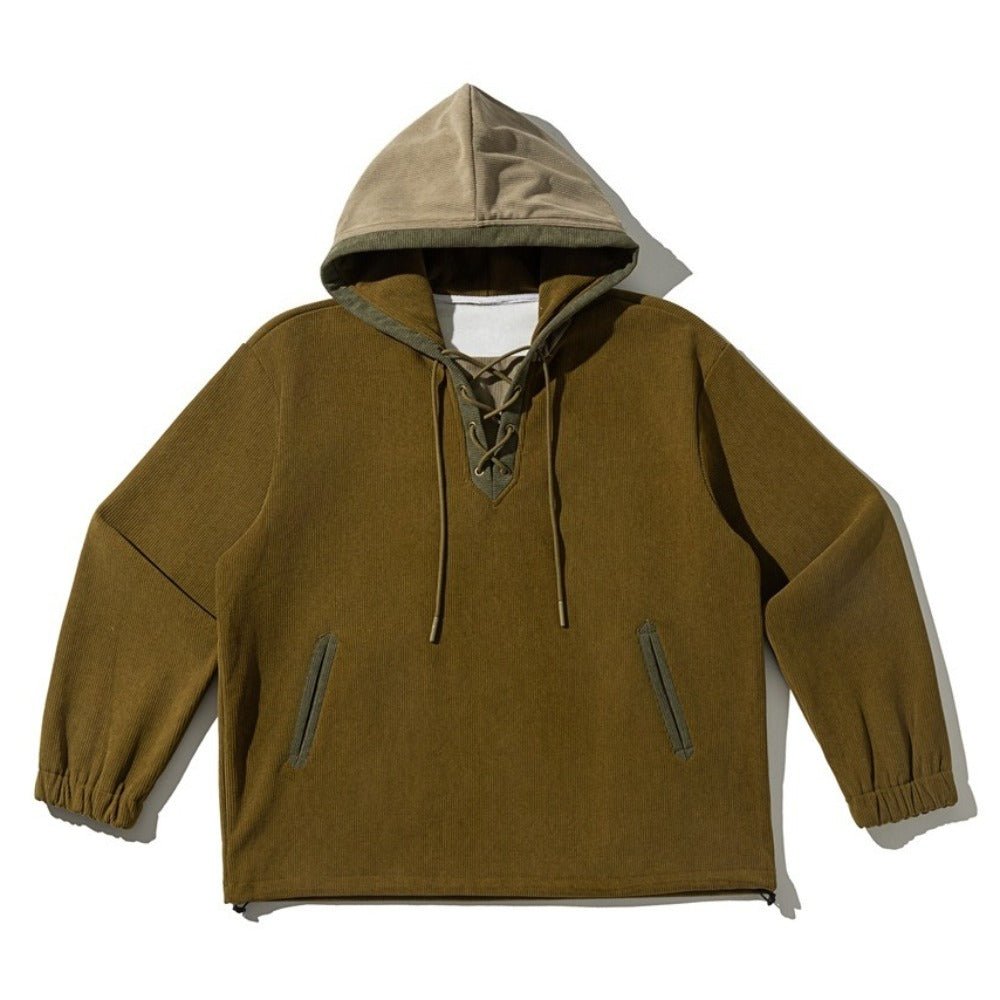 Vintage Corduroy Hoodie - Thrashink