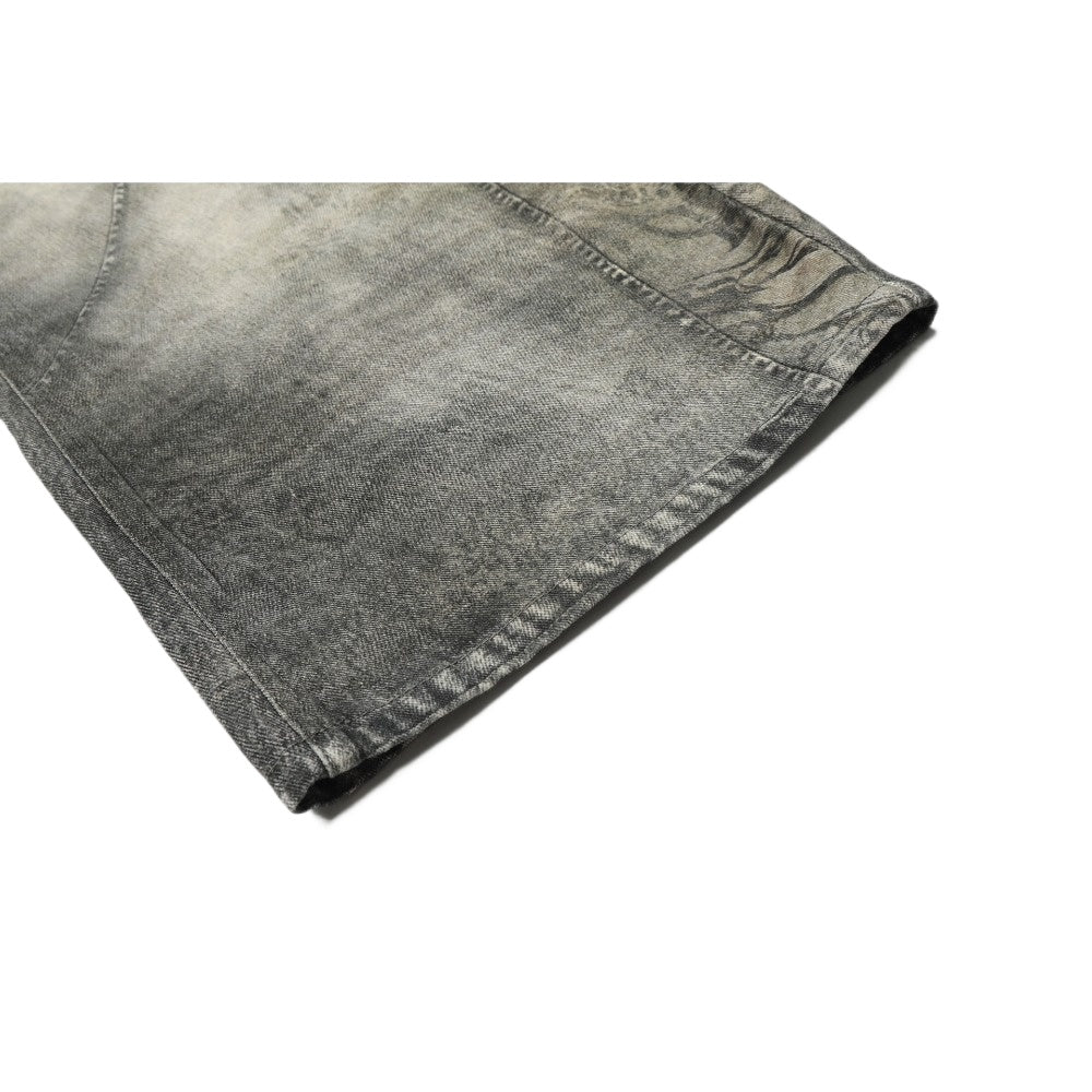 Vintage Deconstructed Scimitar Jeans - Thrashink