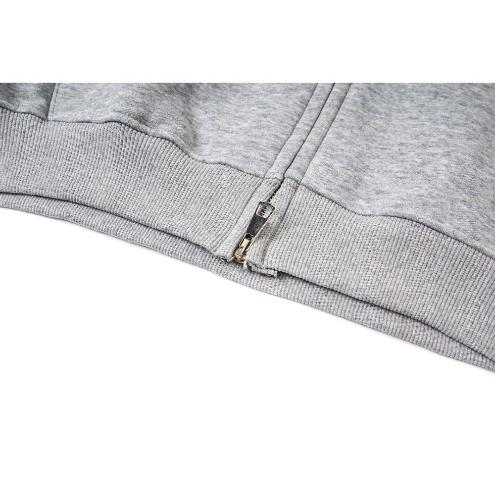 Vintage Double - Hood Cross Rhinestone Hoodie - Thrashink