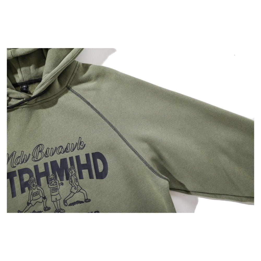 Vintage Graphic Oversized Hoodie - Thrashink
