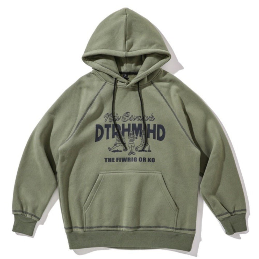 Vintage Graphic Oversized Hoodie - Thrashink