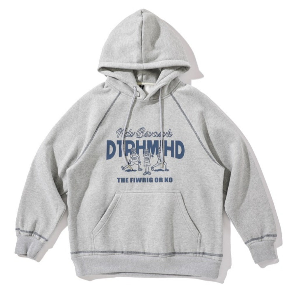 Vintage Graphic Oversized Hoodie - Thrashink