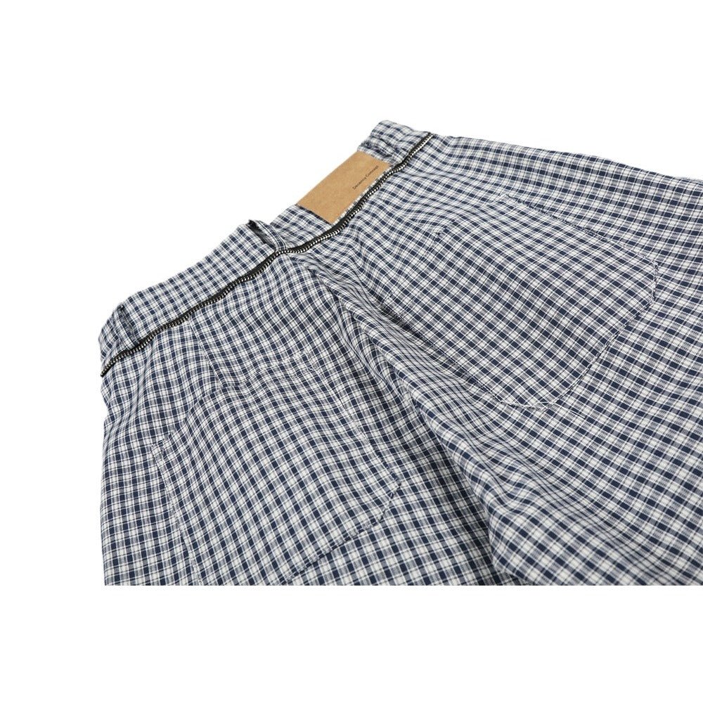 Vintage Handkerchief Plaid Casual Pants - Thrashink