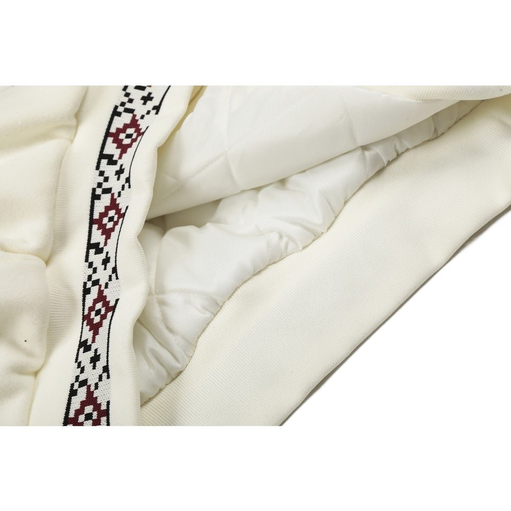 Vintage Heavy Embroidered Varsity Jacket - Thrashink