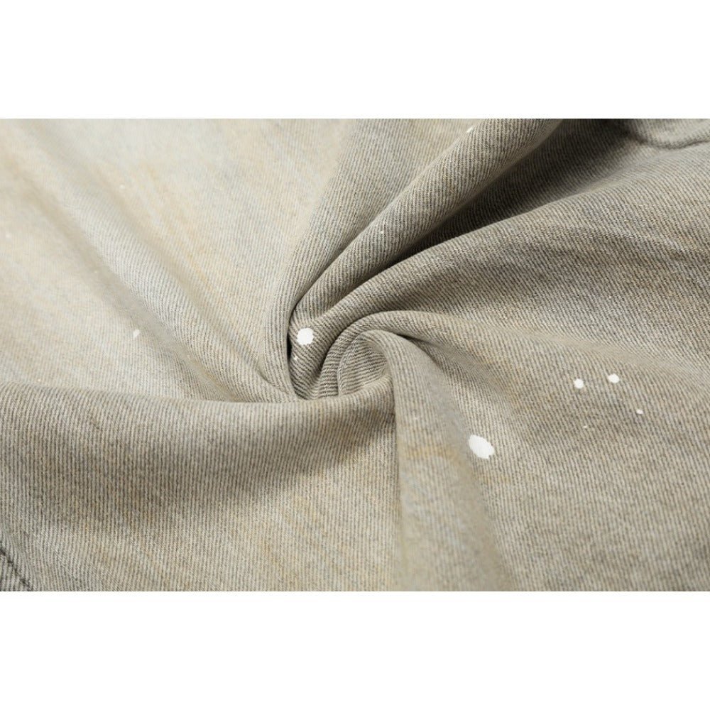 Vintage Ink Splashed Machete Jeans - Thrashink