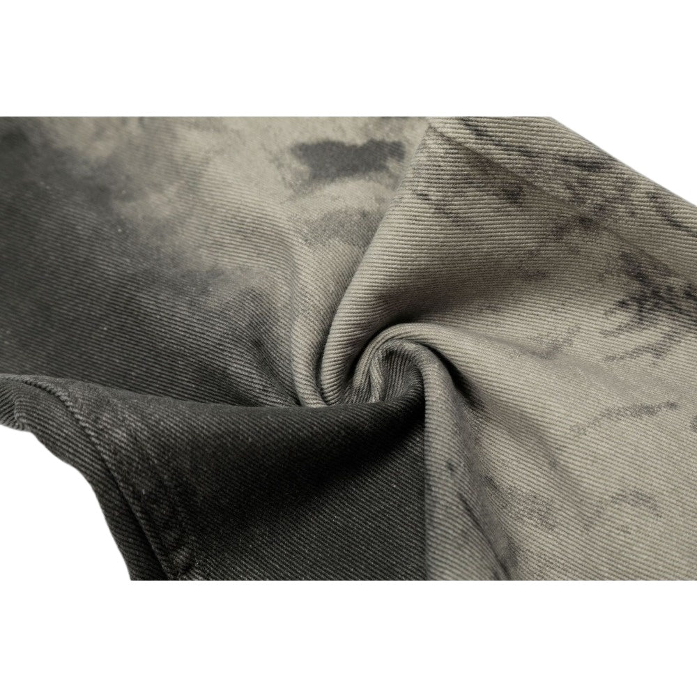 Vintage Marble Wash Wide - Leg Jeans - Thrashink