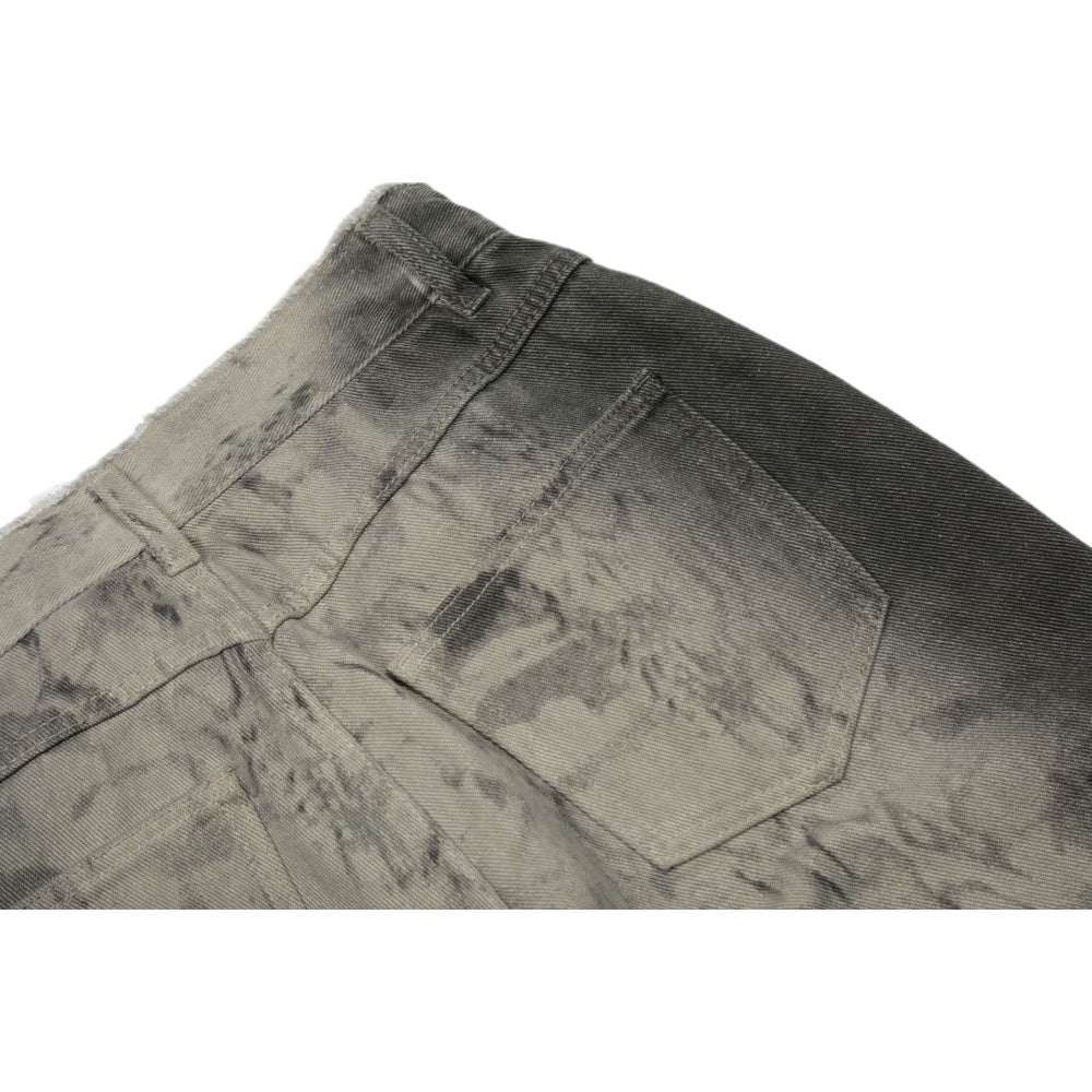 Vintage Marble Wash Wide - Leg Jeans - Thrashink